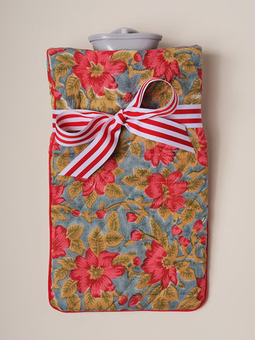 Acacia hot water bottle