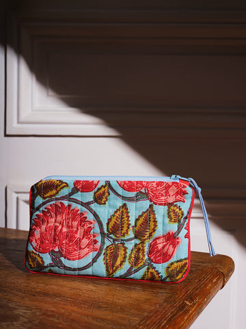 Trousse plate Nenuphar Bleu<br>Petit modèle