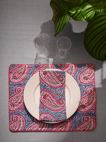 Placemat and napkin<br> Cashmere