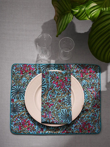 Placemat and napkin<br> Tropical