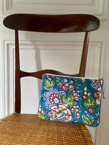 Pervenche pouch<br> Large model