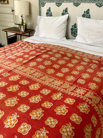 Jeté de lit Kantha Santini
