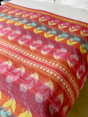 Jeté de lit Kantha Mira