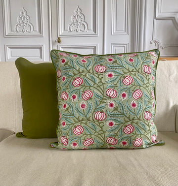 Housse de coussin Pastèque <br> Carré