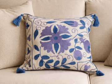 Les coussins suzanis : une invitation au voyage dans la décoration