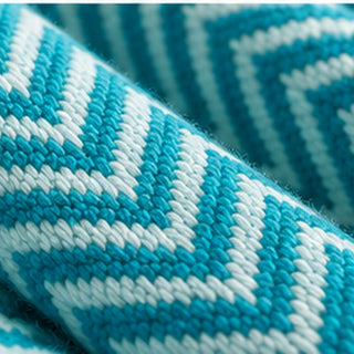 Turquoise Merinos throw