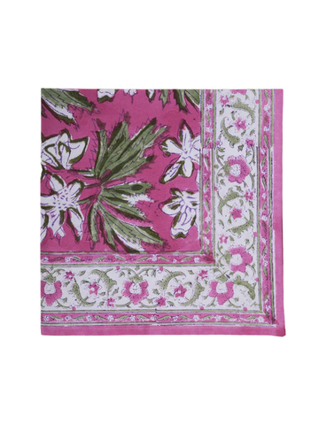 Serviette de table Capucine Rose