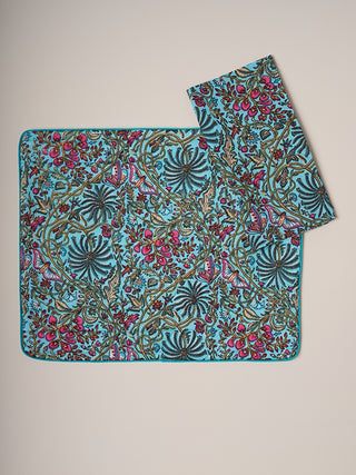 Placemat and napkin<br> Tropical
