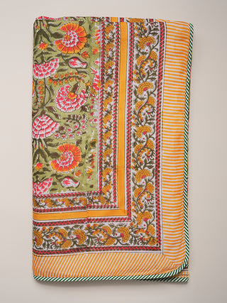 Dessus de lit Feuillage Orange