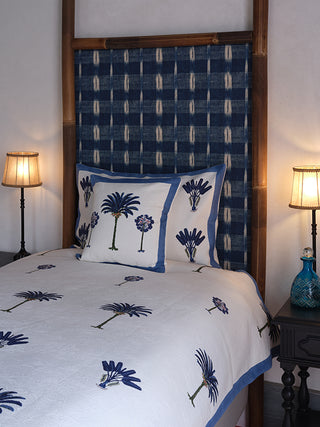 Parure de lit Cocotier Bleu