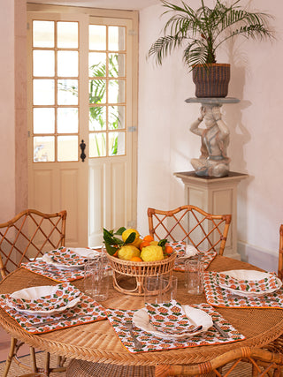 Placemat and napkin<br> Paquerette