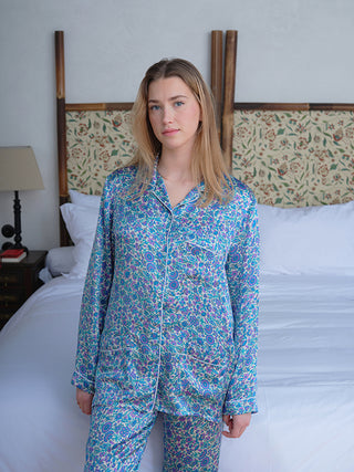 Myosotis silk pajamas