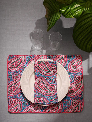 Placemat and napkin<br> Cashmere