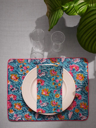 Placemat and napkin<br> Gardenia