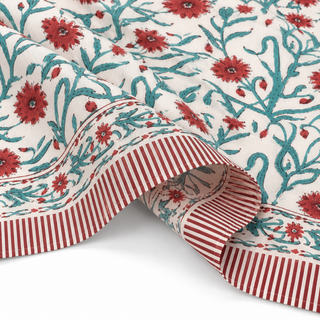 Red Hortense Tablecloth