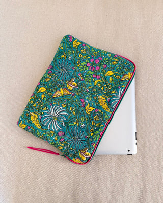 Housse de tablette Tropical vert