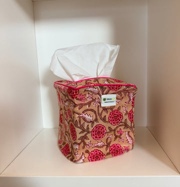Astrance tissue box cover