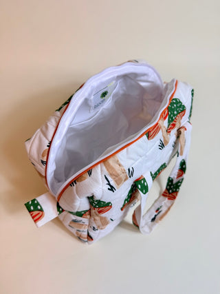 Trousse de toilette Champignon vert<br>Petit modèle