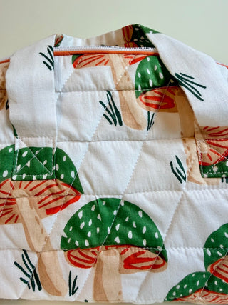Trousse de toilette Champignon vert<br>Petit modèle