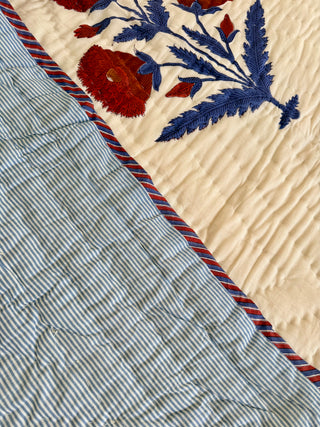 Poppy bleu Bedcover