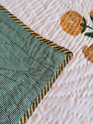 Poppy Jaune Bedcover