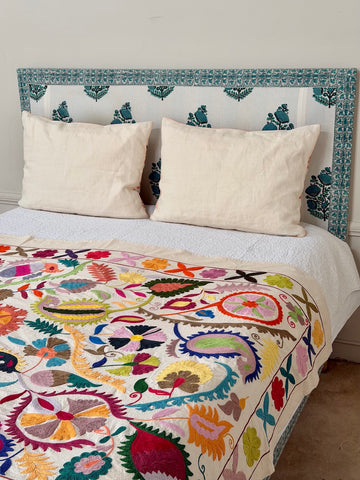 Suzani Pecan Bedspread