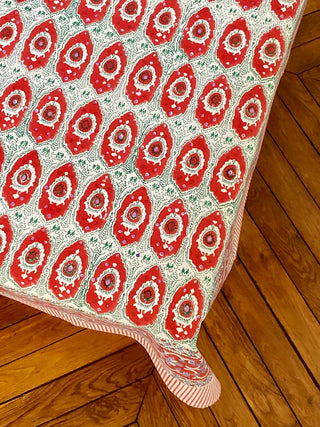 Peacock Rouge Tablecloth