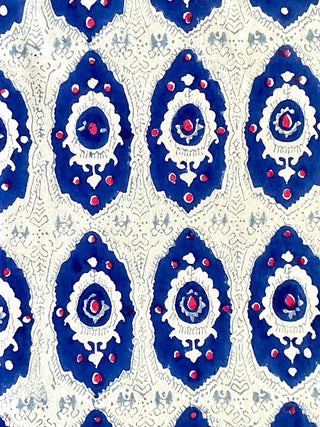 Peacock Bleu Dur Tablecloth