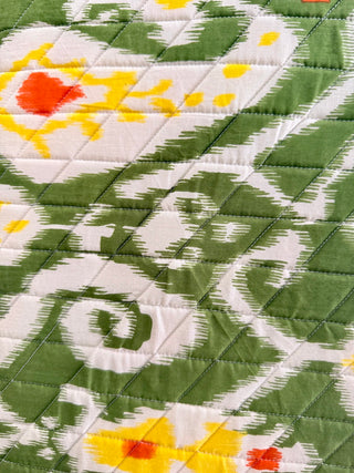 Housse d'ordinateur Ikat Vert 13 pouces