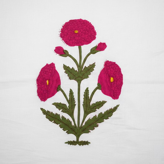Poppy cushion cover<br> Square