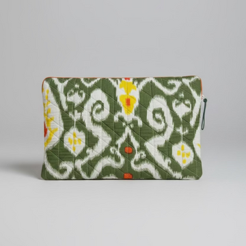 Housse d'ordinateur Ikat Vert 13 pouces