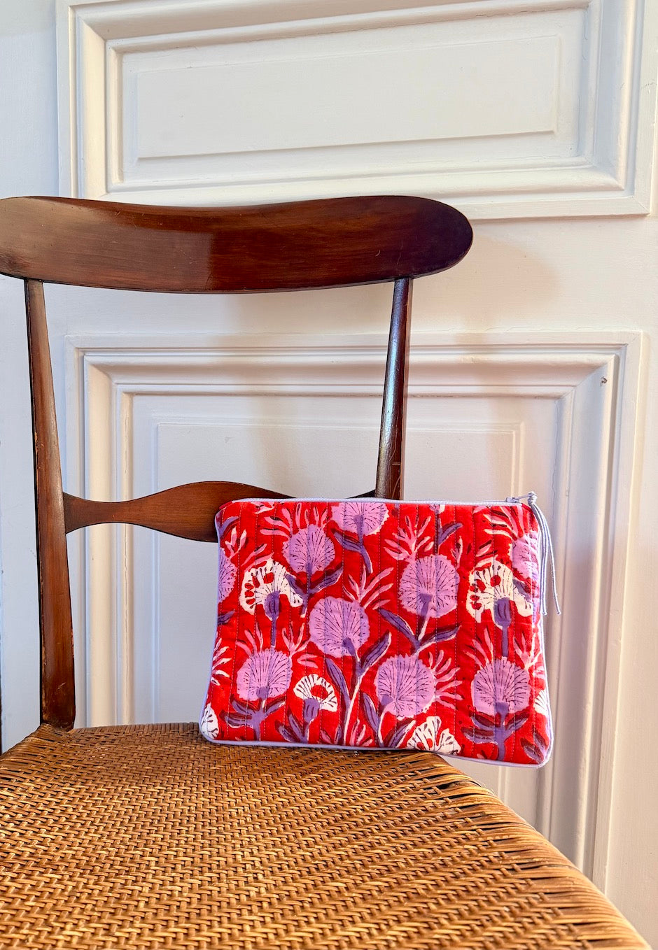 Trousse plate Dandelion Rouge <br> Grand modèle