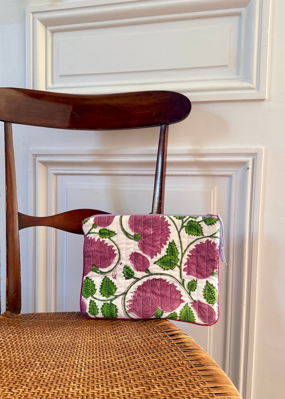 Trousse plate Nenuphar Pourpre <br> Grand modèle