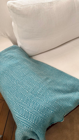 Olive Merinos throw