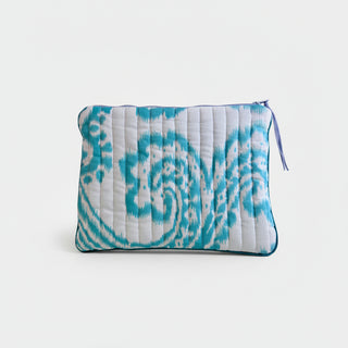 Trousse plate Ikat <br>Grand modèle