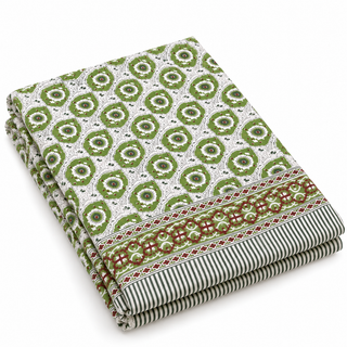 Peacock Vert tablecloth