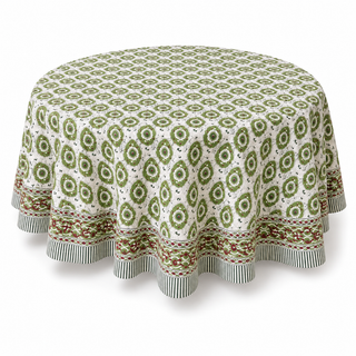 Peacock Vert tablecloth