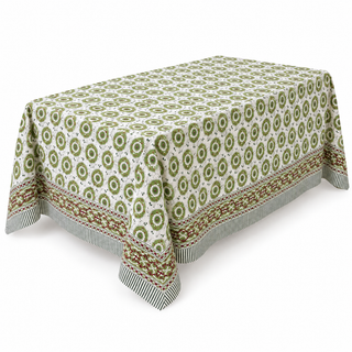 Peacock Vert tablecloth