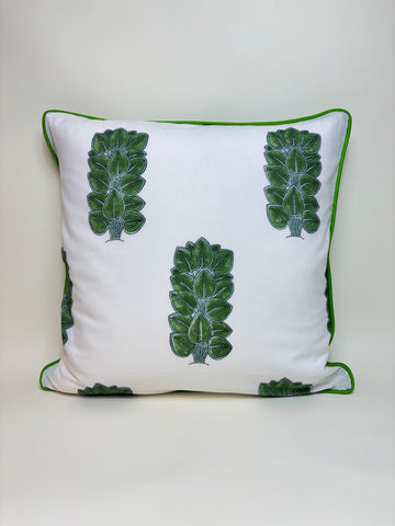 Housse de coussin Buis <br> Carrée