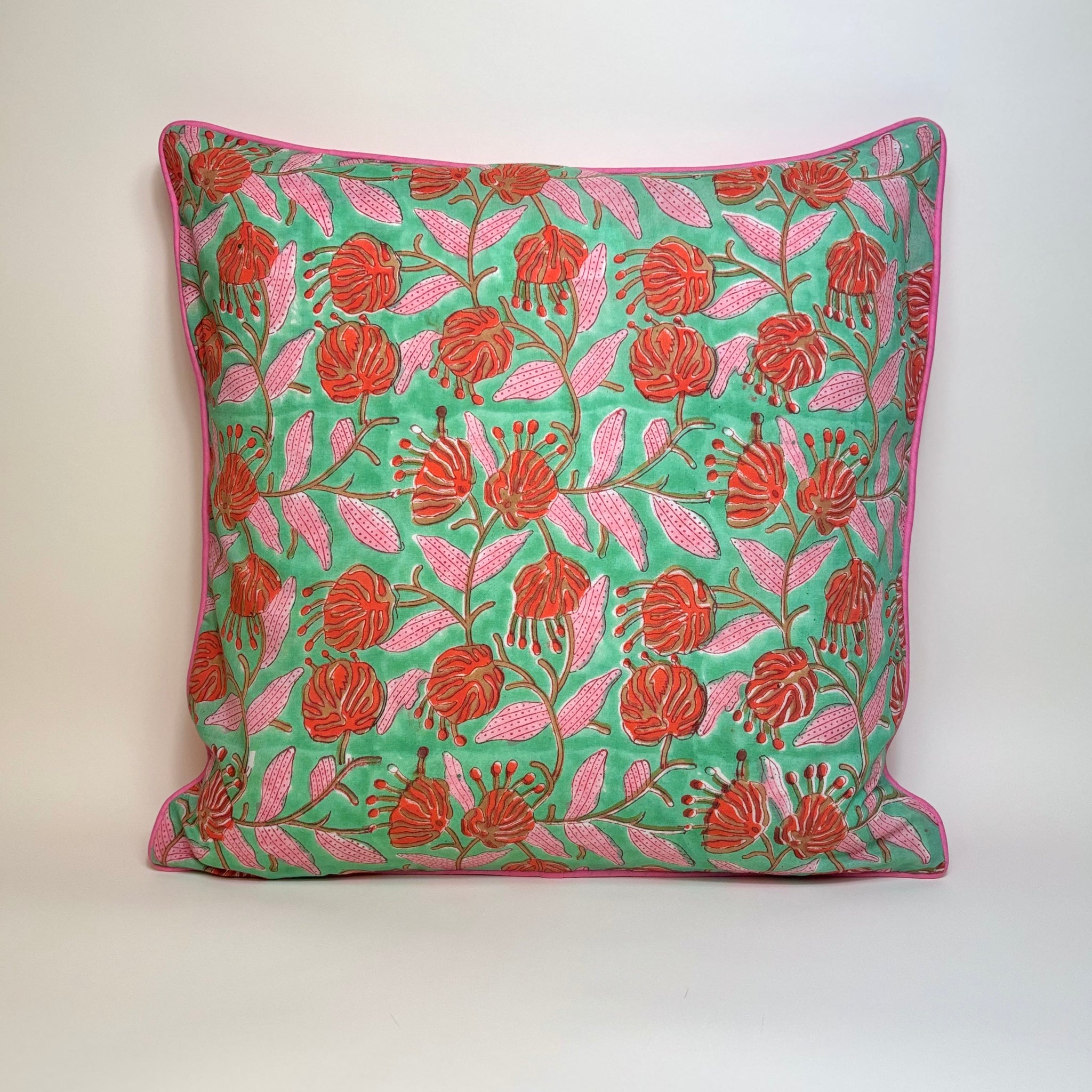 Housse de coussin Mandarine <br> Carrée