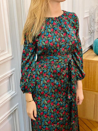 Robe en soie Groseille