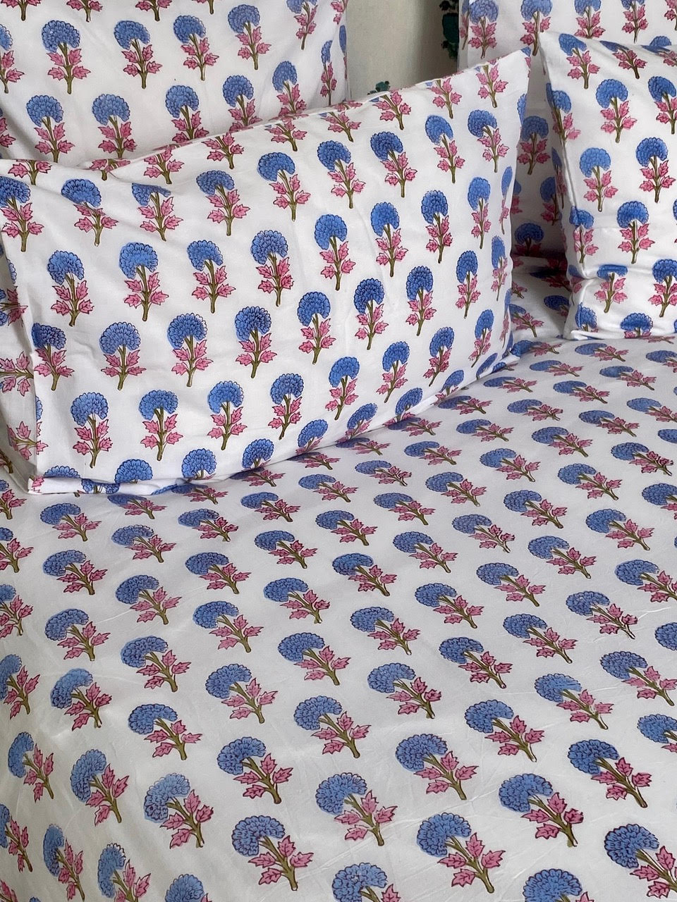 Housse de couette Cupidon Bleu