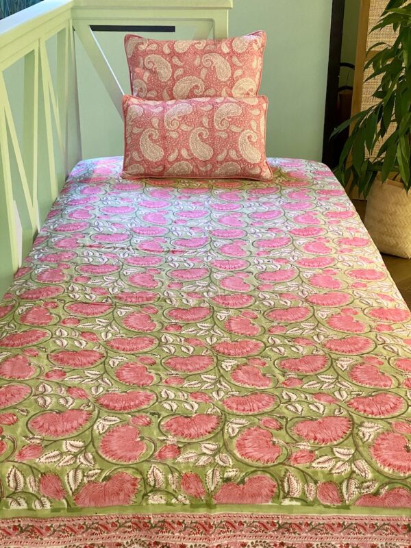 single bedspread two sided n3