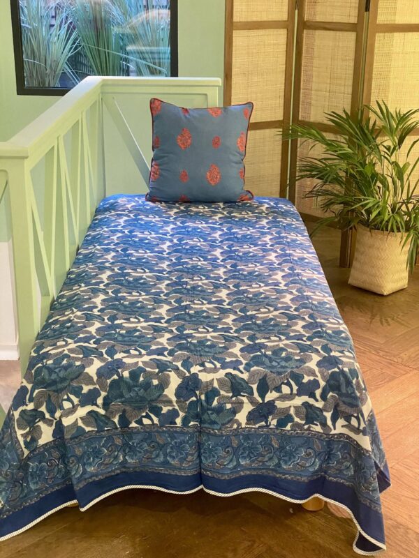 single bedspread two sided n6