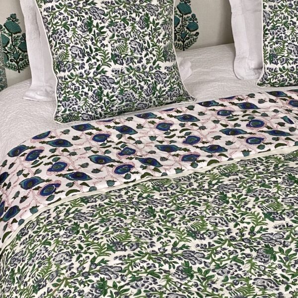 Opalhouse Green Indo Parakeet Reversible Comforter Set